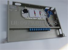 TL TELECOM Hộp ODF quang Indoor 12Fo vỏ sắt sơn tĩnh điện SC /UPC